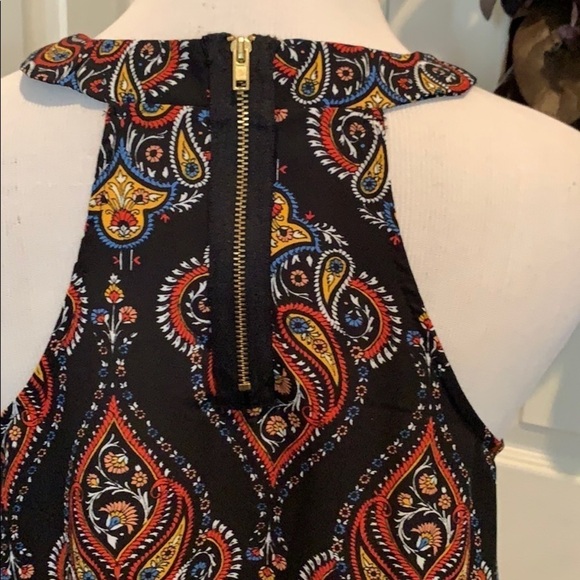 Pink Rose black printed sleeveless top - Picture 6 of 11